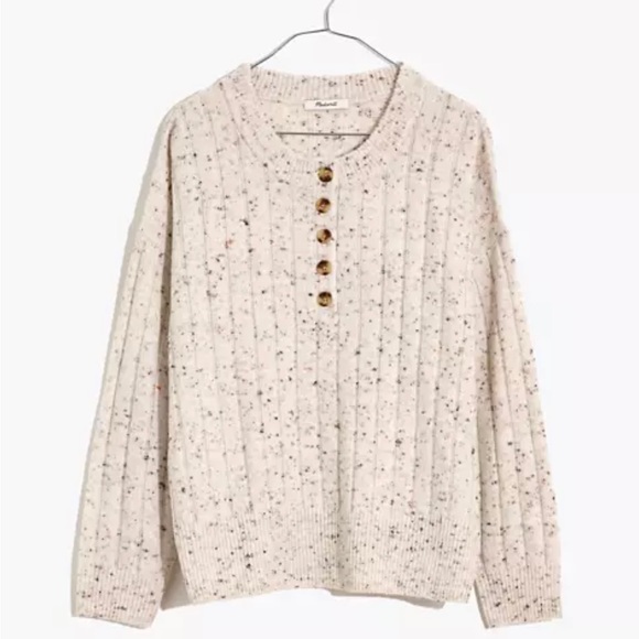 NWOT, Madewell, Bowden Henley Sweater in Coziest Yarn, Women’s Size XS - Picture 2 of 12